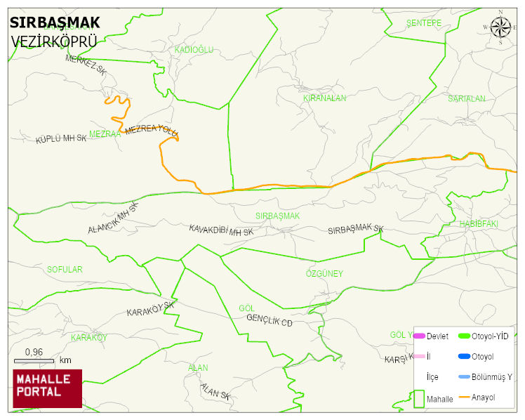 SIRBAŞMAK Mahallesi Haritası | İnteraktif Köy ve Mahalle Sınırları