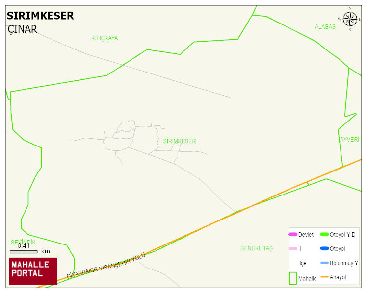 SIRIMKESER Mahallesi Haritası | Güncel Mahalle ve Köy Haritası