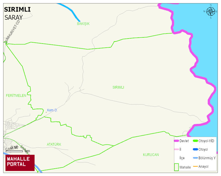 SIRIMLI Mahallesi Haritası | Detaylı Köy ve Mahalle Görünümü