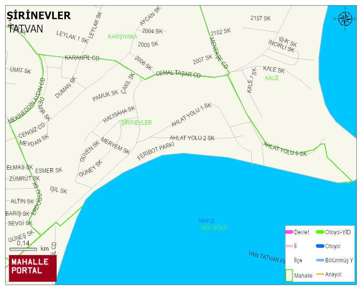 ŞİRİNEVLER Mahallesi Haritası | Dağlar, Ovalar ve Akarsu Bilgileri