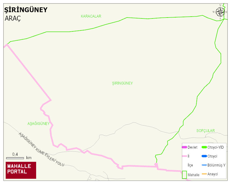 ŞİRİNGÜNEY Köyü Haritası | Güncel Mahalle ve Köy Haritası