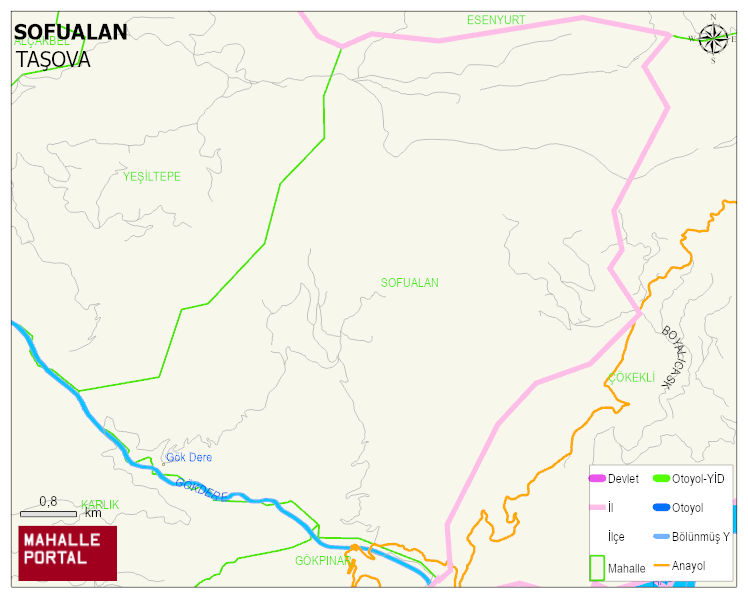 SOFUALAN Köyü Haritası | Güncel Mahalle ve Köy Haritası