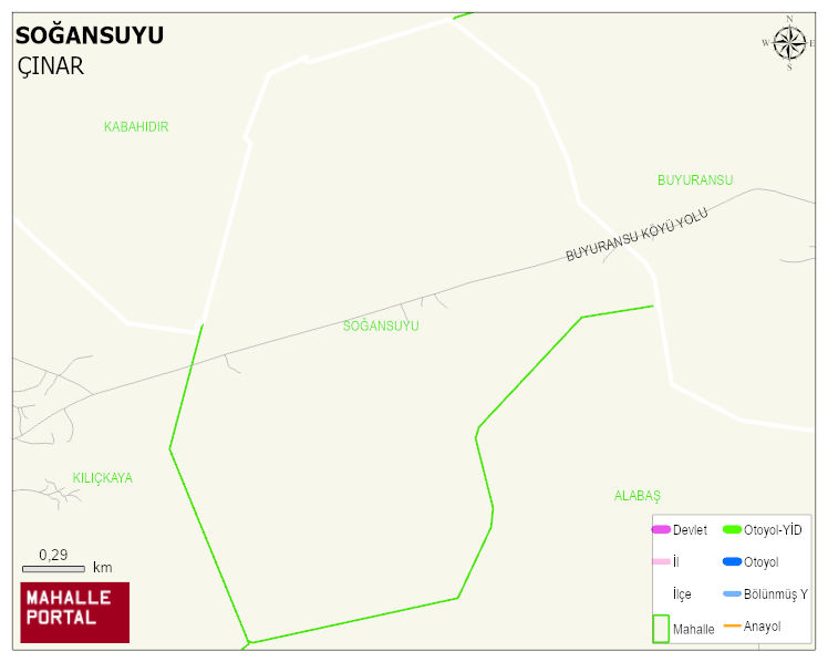 SOĞANSUYU Mahallesi Haritası | İnteraktif Köy ve Mahalle Sınırları