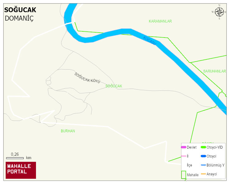 SOĞUCAK Köyü Haritası | Coğrafi Yapı ve Detaylı Haritası