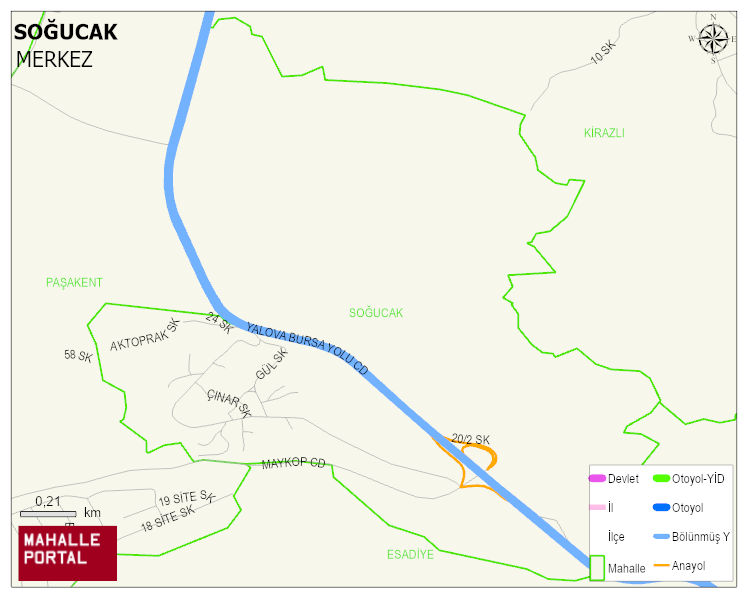SOĞUCAK Köyü Haritası | Güncel Mahalle ve Köy Haritası