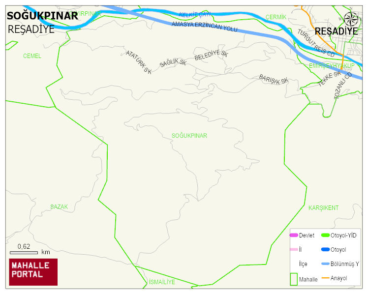 SOĞUKPINAR Köyü Haritası | Uydu Görüntüsü ve Harita Detayları