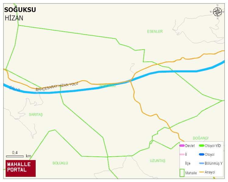 SOĞUKSU Köyü Haritası | İnteraktif Köy ve Mahalle Sınırları
