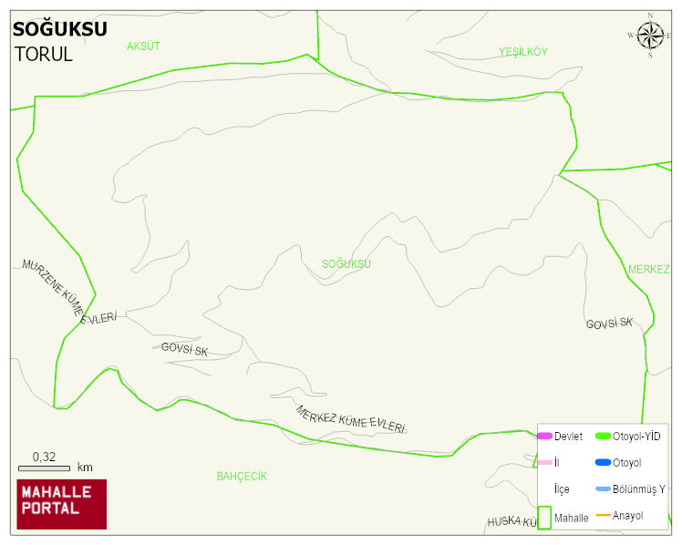 SOĞUKSU Mahallesi Haritası | Detaylı Köy ve Mahalle Görünümü