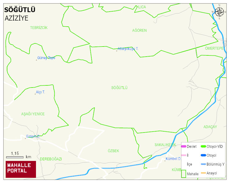 SÖĞÜTLÜ Mahallesi Haritası | Uydu Görüntüsü ve Harita Detayları