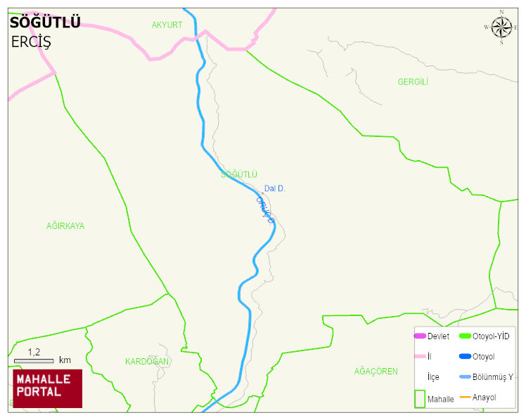 SÖĞÜTLÜ Mahallesi Haritası | Güncel Mahalle ve Köy Haritası