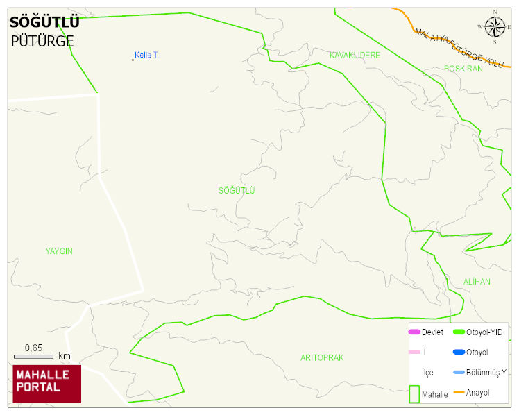 SÖĞÜTLÜ Mahallesi Haritası | Sayısal Bölge Görünümü