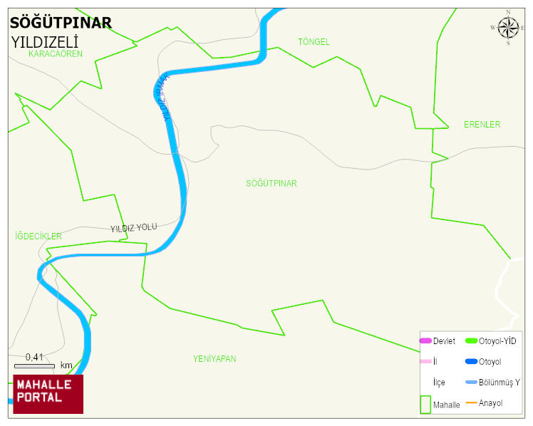 SÖĞÜTPINAR Köyü Haritası | Güncel Mahalle ve Köy Haritası