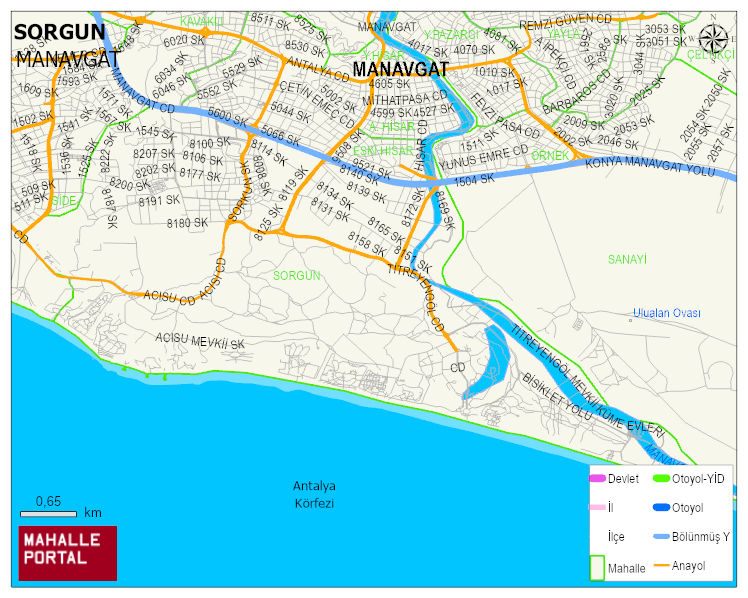 SORGUN Mahallesi Haritası | Coğrafi Yapı ve Detaylı Haritası