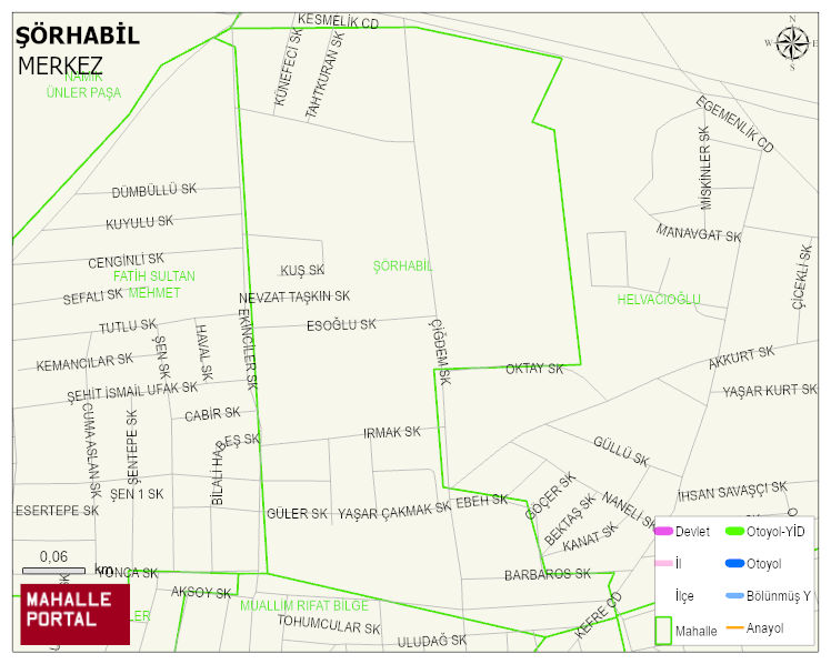 ŞÖRHABİL Mahallesi Haritası | Güncel Mahalle ve Köy Haritası