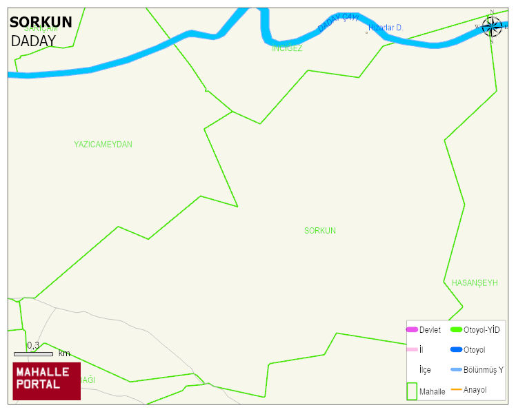 SORKUN Köyü Haritası | Güncel Mahalle ve Köy Haritası