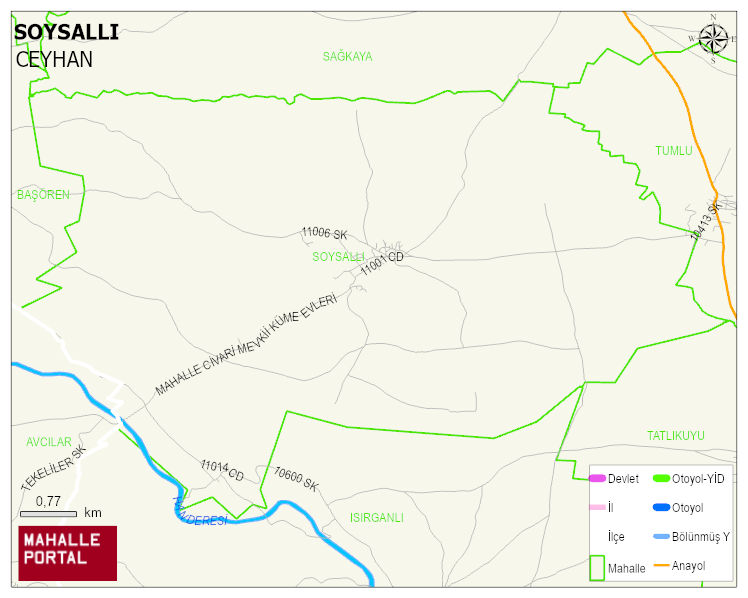 SOYSALLI Mahallesi Haritası | Uydu Görüntüsü ve Harita Detayları