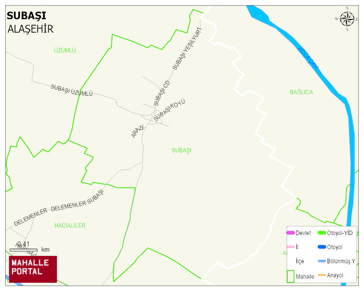 SUBAŞI Mahallesi Haritası | Mahalle Sokak Haritası