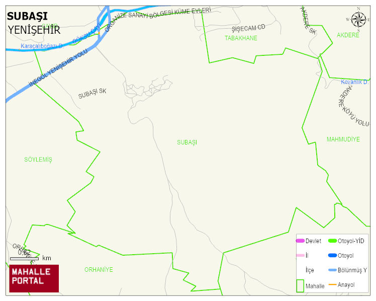 SUBAŞI Mahallesi Haritası | Uydu Görüntüsü ve Harita Detayları
