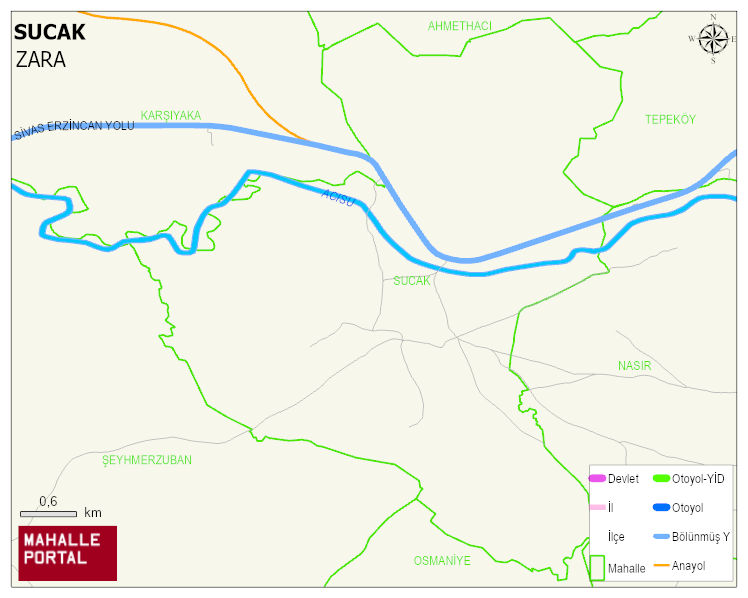 SUCAK Köyü Haritası | Coğrafi Yapı ve Detaylı Haritası