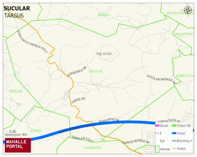 SUCULAR Mahallesi Haritası | Güncel Mahalle ve Köy Haritası