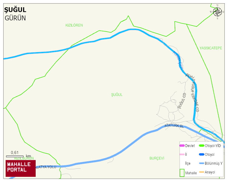ŞUĞUL Mahallesi Haritası | Sayısal Bölge Görünümü