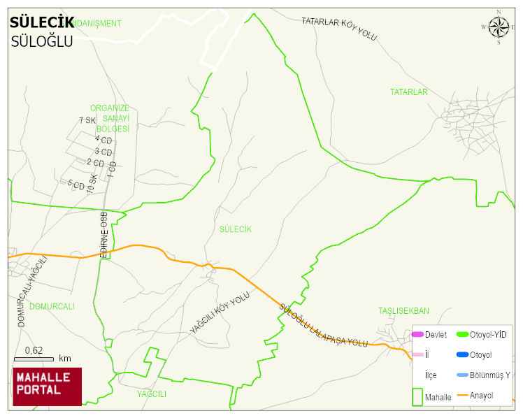 SÜLECİK Köyü Haritası | Coğrafi Yapı ve Detaylı Haritası
