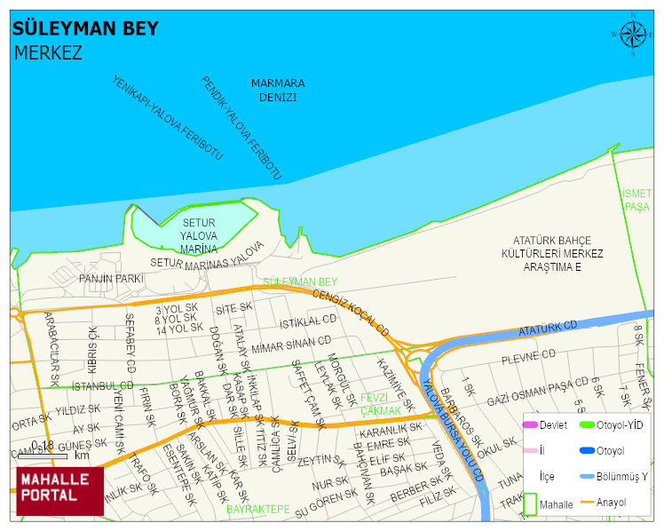 SÜLEYMAN BEY Mahallesi Haritası | Coğrafi Yapı ve Detaylı Haritası