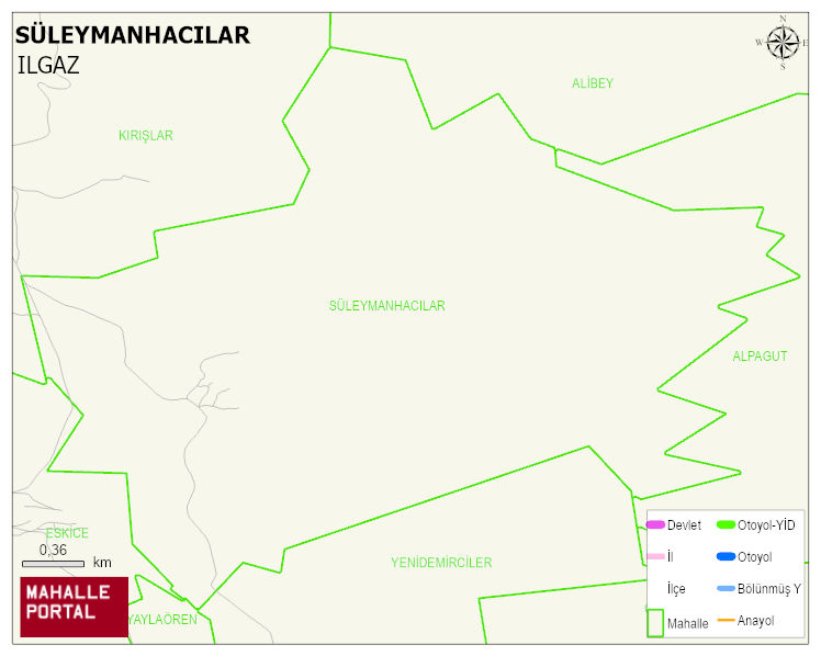 SÜLEYMANHACILAR Köyü Haritası | Uydu Görüntüsü ve Harita Detayları
