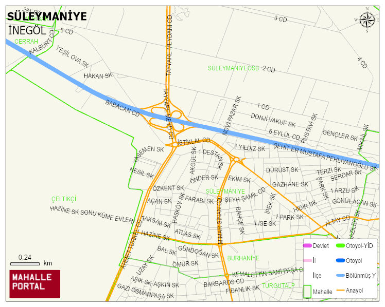 SÜLEYMANİYE Mahallesi Haritası | İnteraktif Köy ve Mahalle Sınırları