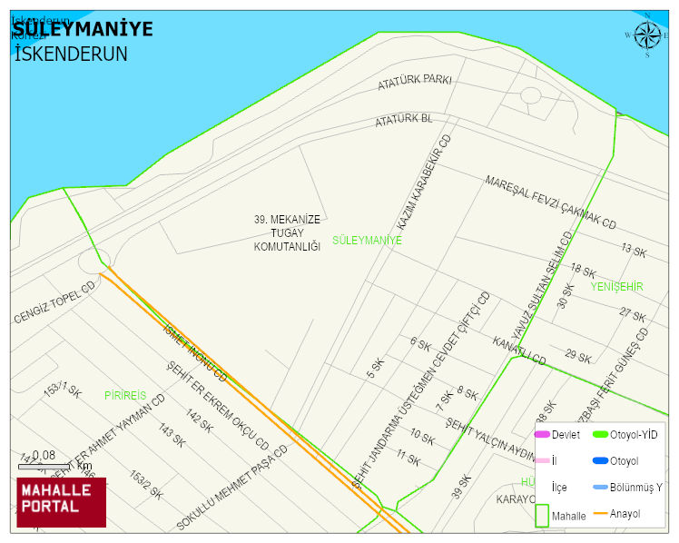 SÜLEYMANİYE Mahallesi Haritası | Sayısal Bölge Görünümü