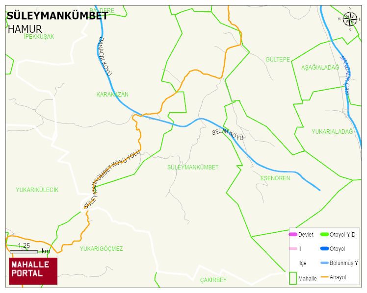 SÜLEYMANKÜMBET Köyü Haritası | Detaylı Köy ve Mahalle Görünümü