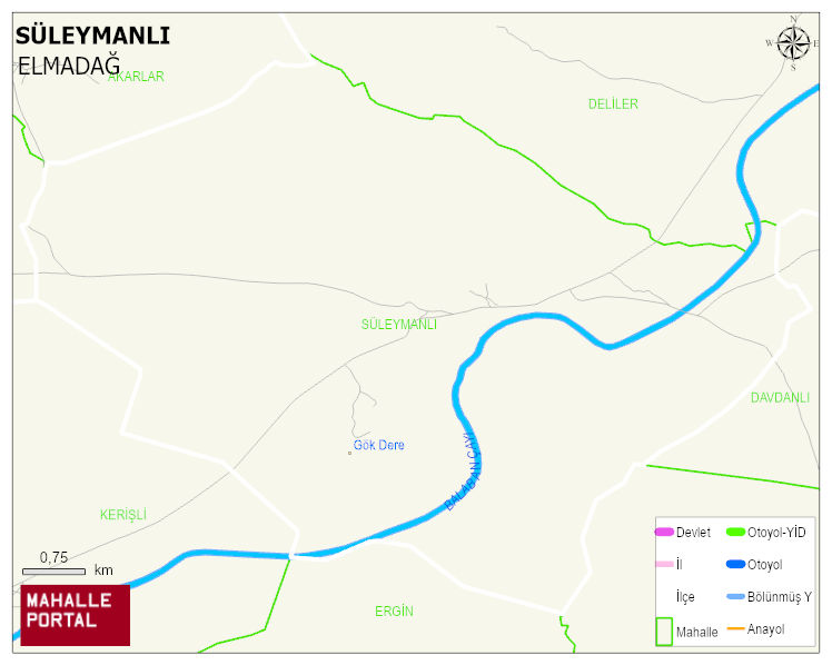 SÜLEYMANLI Mahallesi Haritası | Güncel Mahalle ve Köy Haritası
