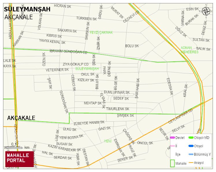 SÜLEYMANŞAH Mahallesi Haritası | Detaylı Köy ve Mahalle Görünümü