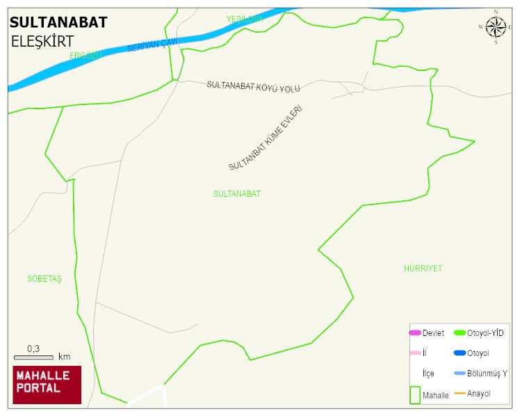 SULTANABAT Köyü Haritası | Güncel Mahalle ve Köy Haritası