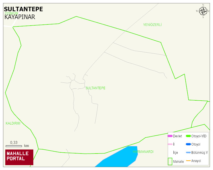 SULTANTEPE Mahallesi Haritası | Sayısal Bölge Görünümü