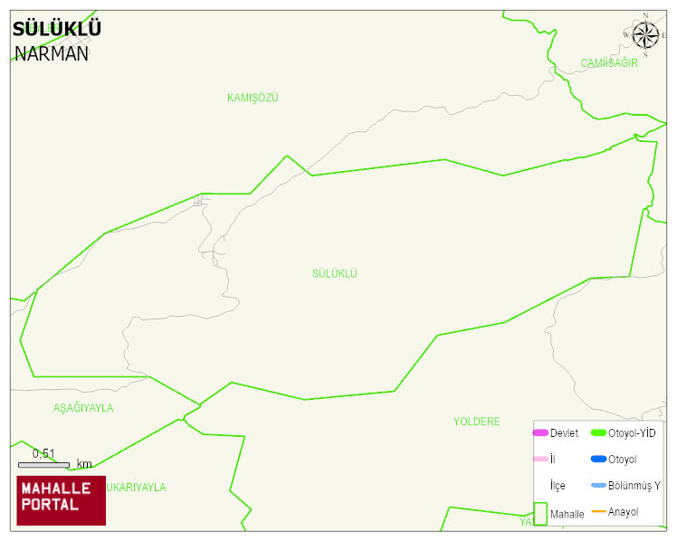 SÜLÜKLÜ Mahallesi Haritası | Güncel Mahalle ve Köy Haritası