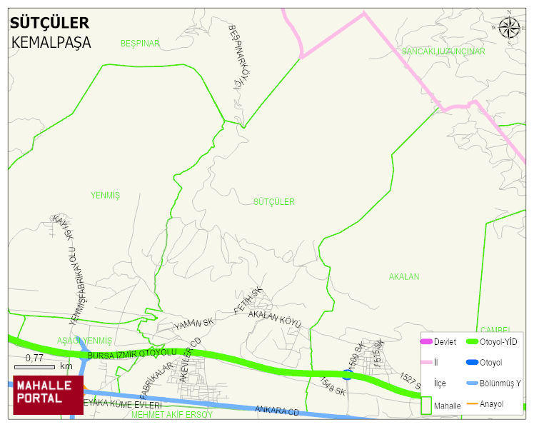 SÜTÇÜLER Mahallesi Haritası | Güncel Mahalle ve Köy Haritası