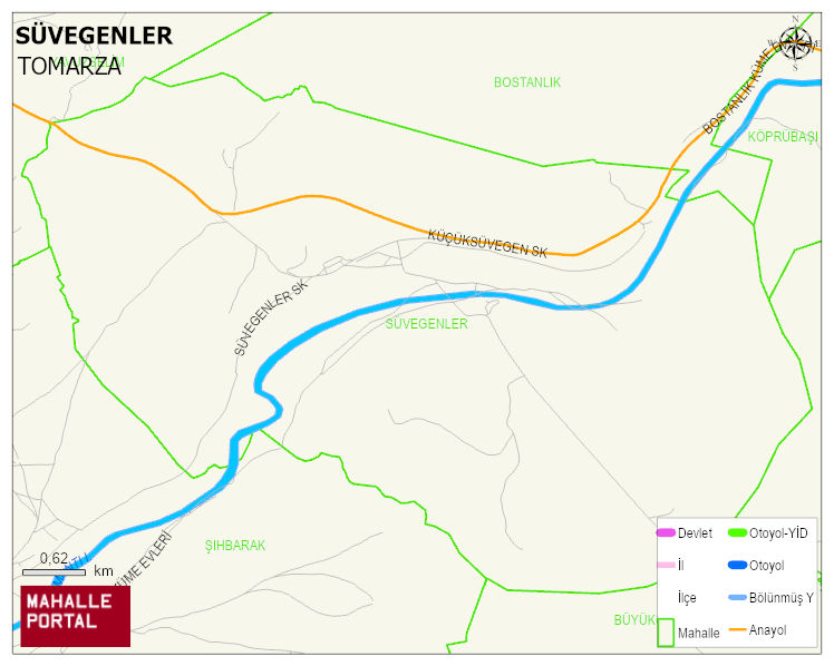 SÜVEGENLER Mahallesi Haritası | Detaylı Köy ve Mahalle Görünümü
