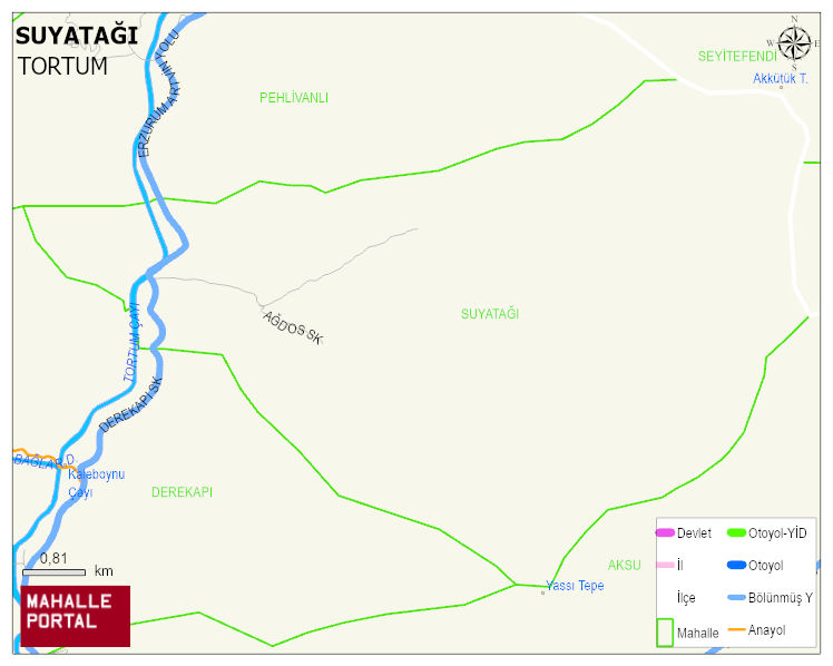 SUYATAĞI Mahallesi Haritası | Mahalle Sokak Haritası