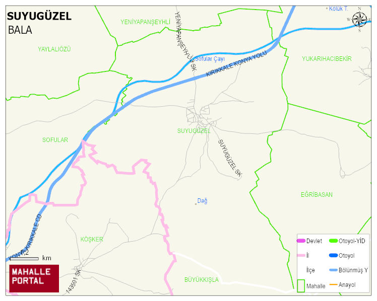 SUYUGÜZEL Mahallesi Haritası | Güncel Mahalle ve Köy Haritası
