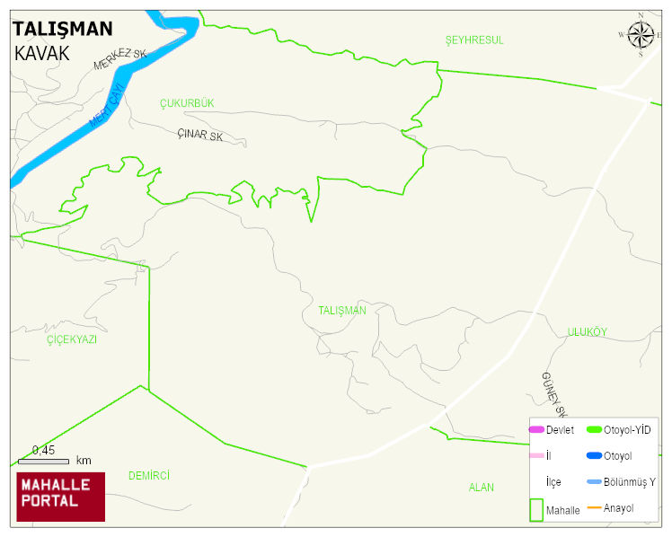 TALIŞMAN Mahallesi Haritası | Uydu Görüntüsü ve Harita Detayları