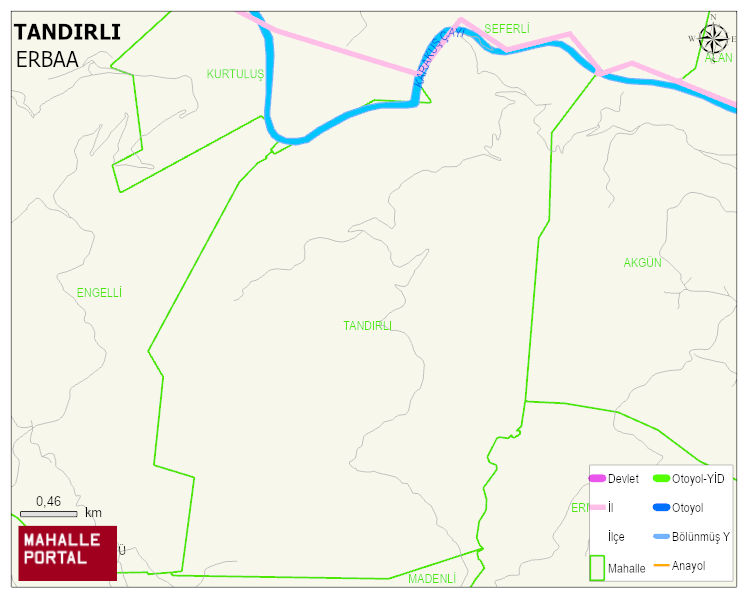 TANDIRLI Köyü Haritası | Mahalle Sokak Haritası