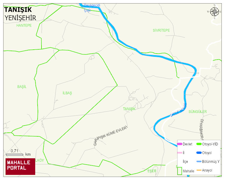 TANIŞIK Mahallesi Haritası | Güncel Mahalle ve Köy Haritası