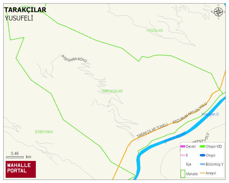 TARAKÇILAR Köyü Haritası | Güncel Mahalle ve Köy Haritası