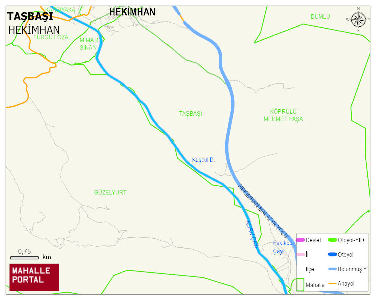 TAŞBAŞI Mahallesi Haritası | Sayısal Bölge Görünümü
