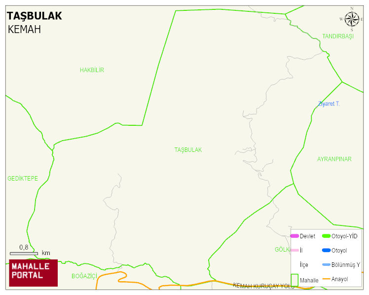 TAŞBULAK Köyü Haritası | İnteraktif Köy ve Mahalle Sınırları