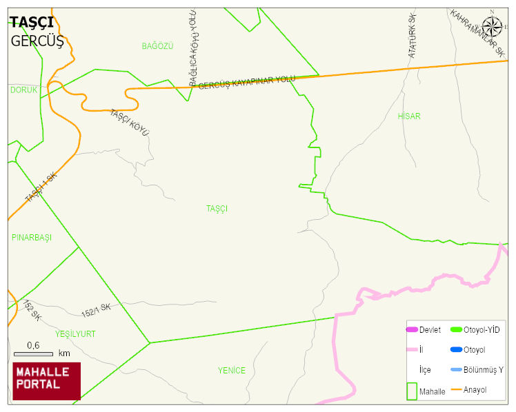 TAŞÇI Köyü Haritası | Güncel Mahalle ve Köy Haritası