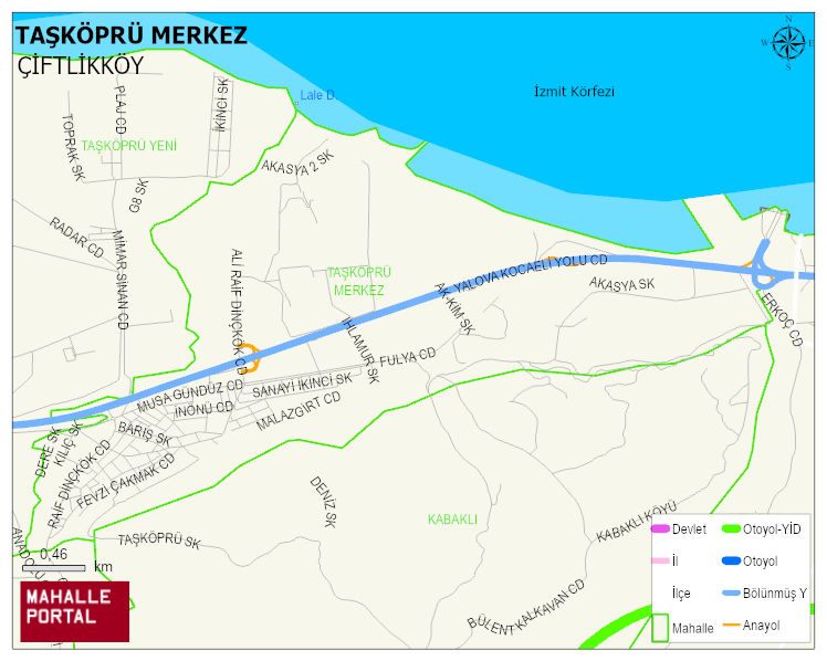 TAŞKÖPRÜ BELDESİ TAŞKÖPRÜ MERKEZ Mahallesi Haritası | Güncel Mahalle ve Köy Haritası