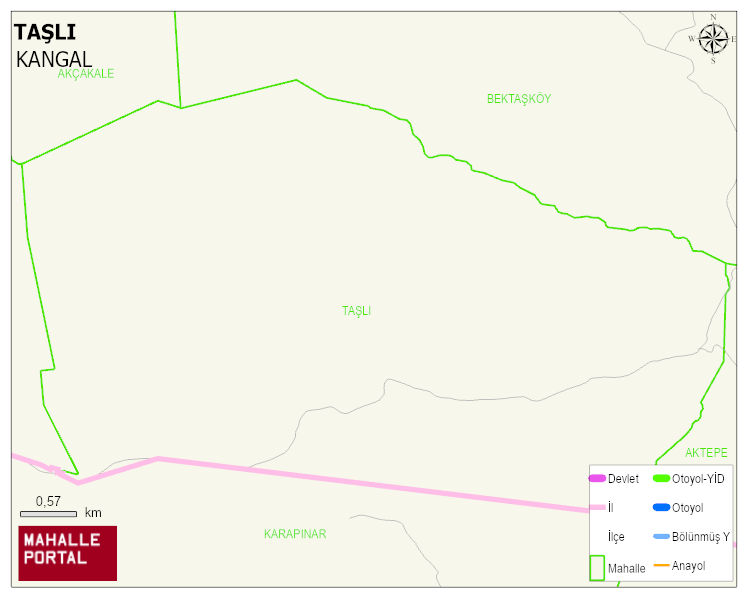 TAŞLI Köyü Haritası | Güncel Mahalle ve Köy Haritası