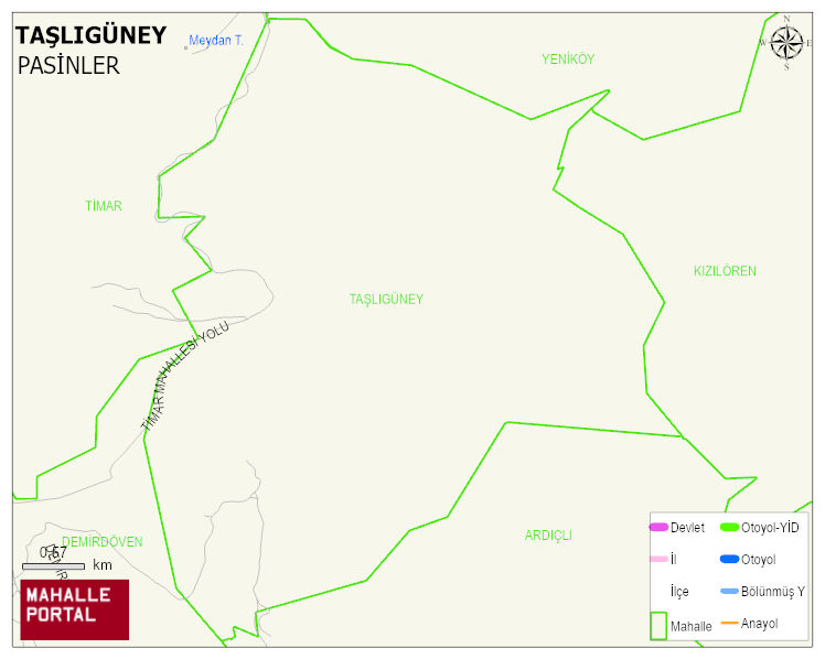 TAŞLIGÜNEY Mahallesi Haritası | Mahalle Sokak Haritası